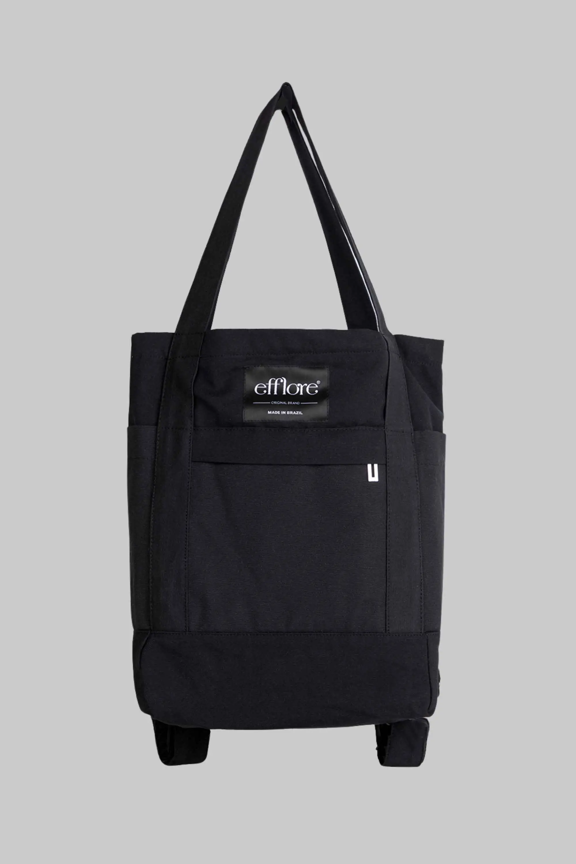 Mochila Efflore Montsouris — Preto, Verde e Cappuccino